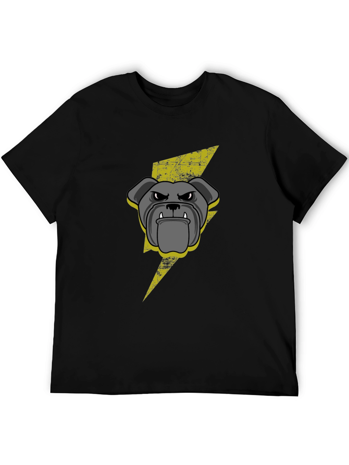 Bulldog Bolt Black Graphic Tee