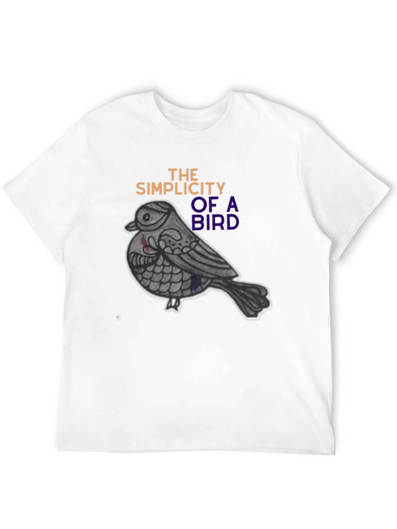 Simplicity Bird T-Shirt - Unique Graphic Tee
