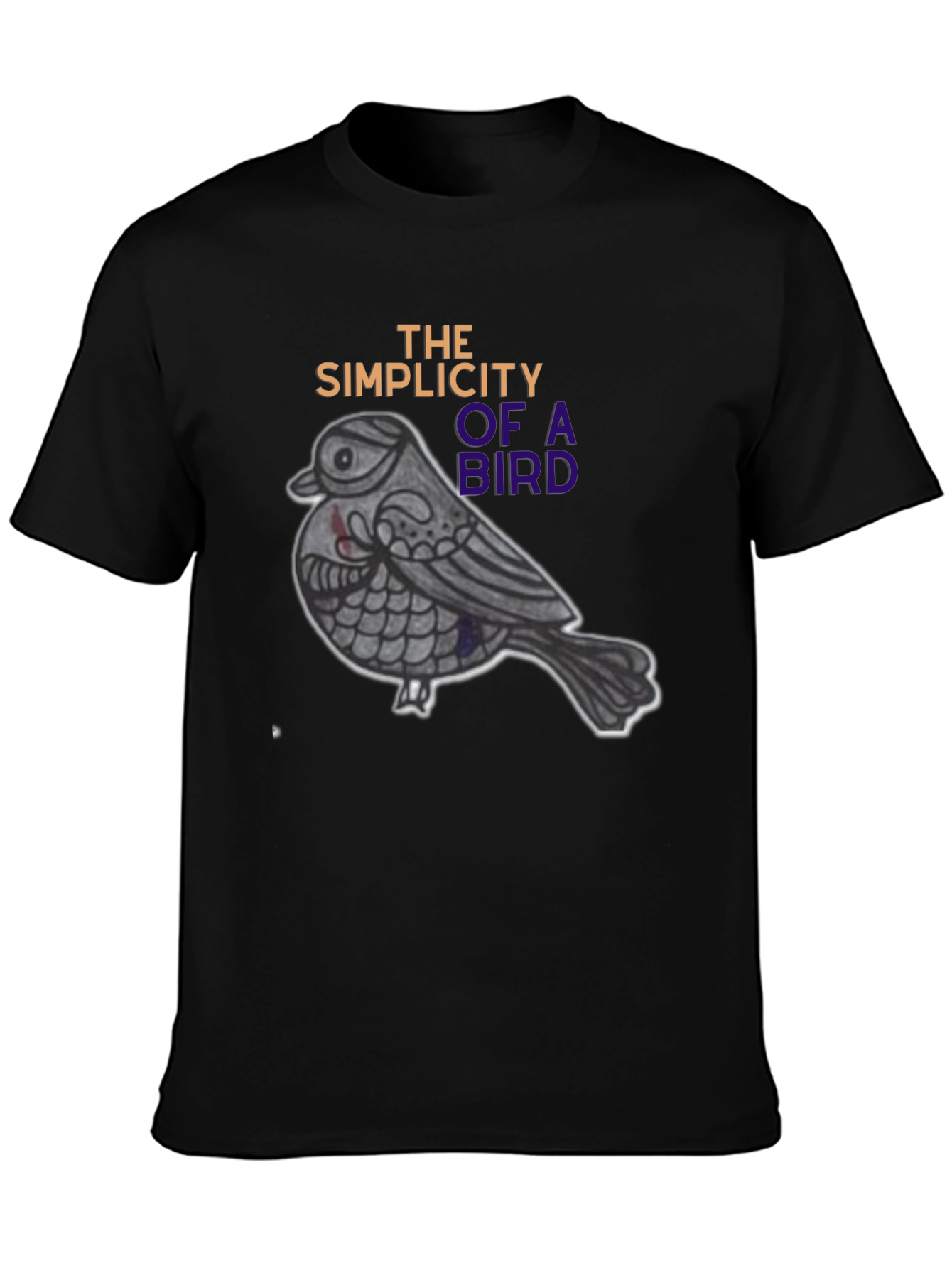 Simplicity Bird T-Shirt - Unique Graphic Tee