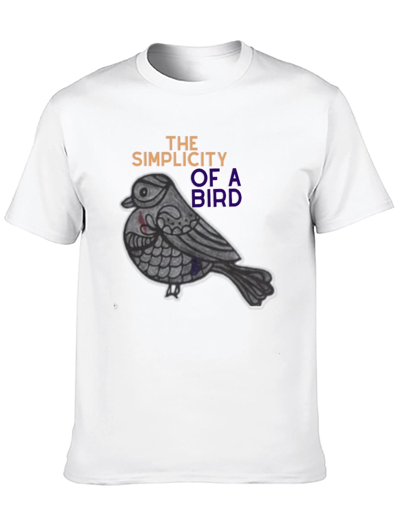 Simplicity Bird T-Shirt - Unique Graphic Tee