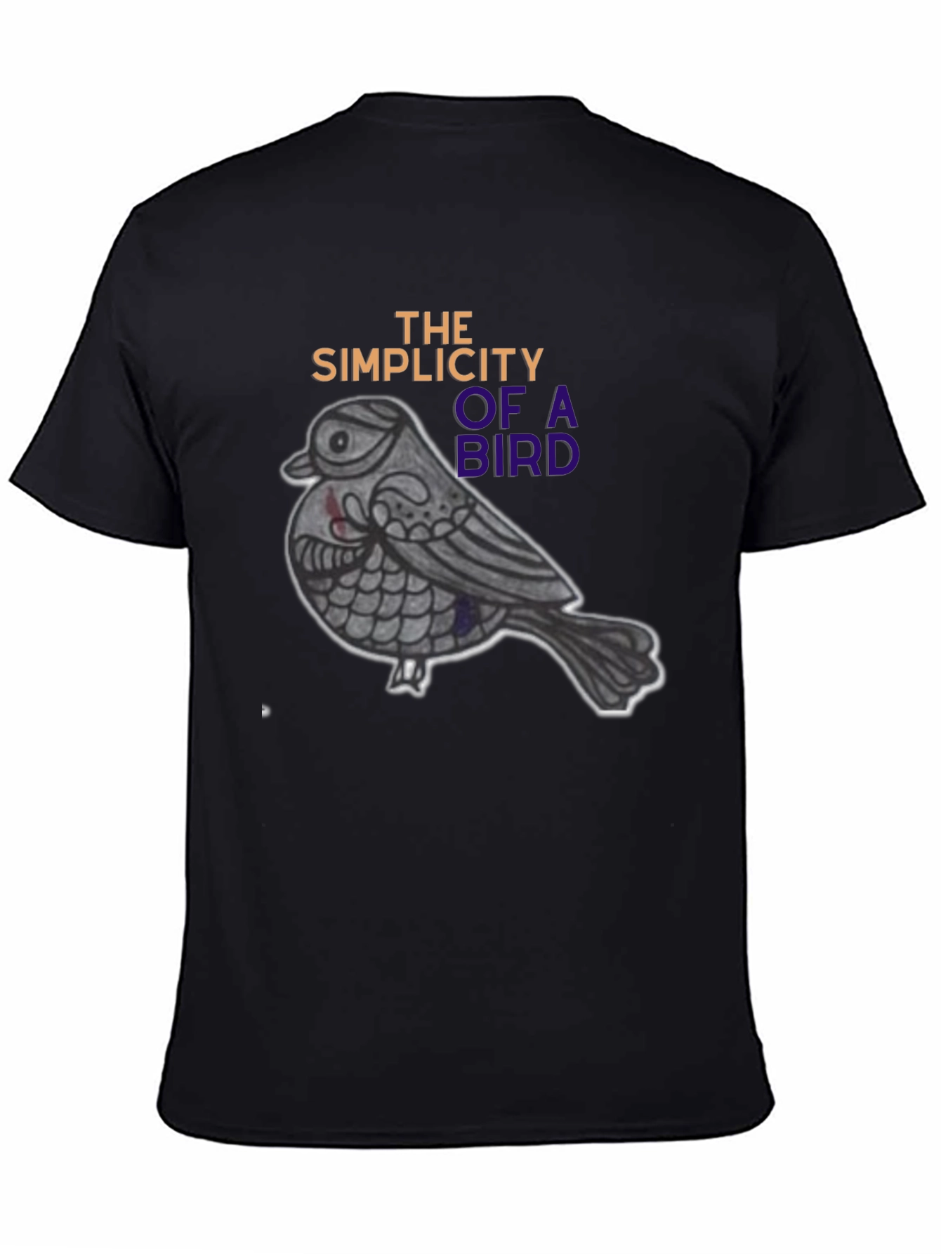 Simplicity Bird T-Shirt - Unique Graphic Tee
