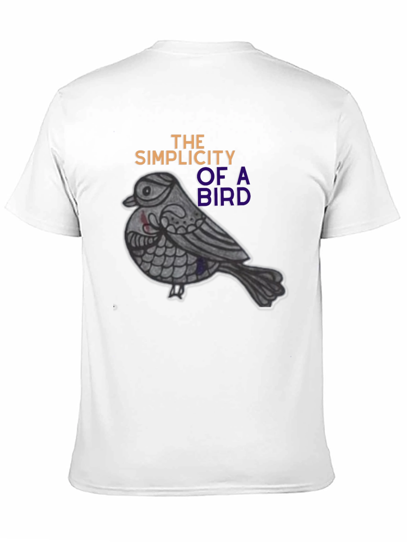 Simplicity Bird T-Shirt - Unique Graphic Tee