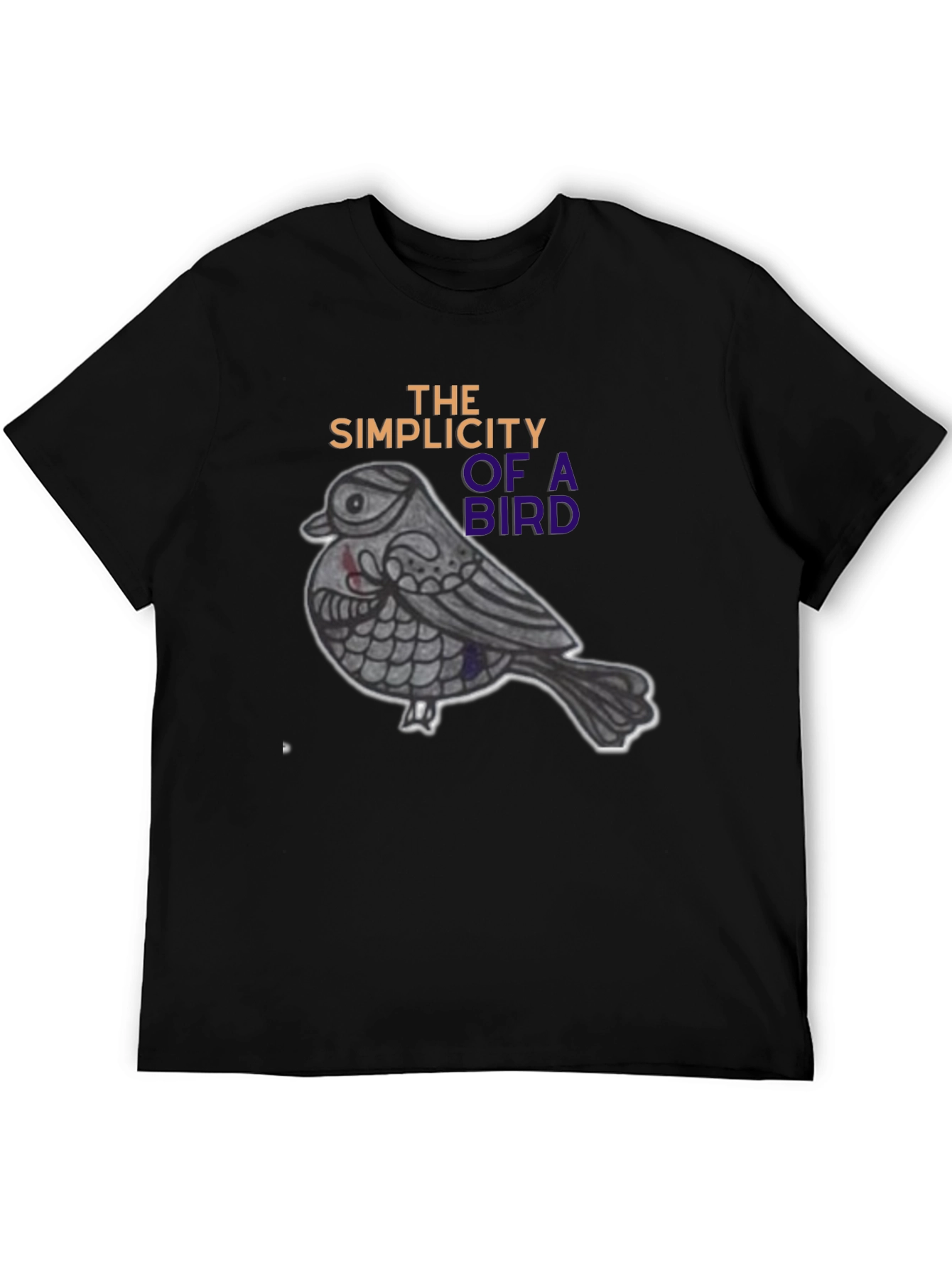 Simplicity Bird T-Shirt - Unique Graphic Tee