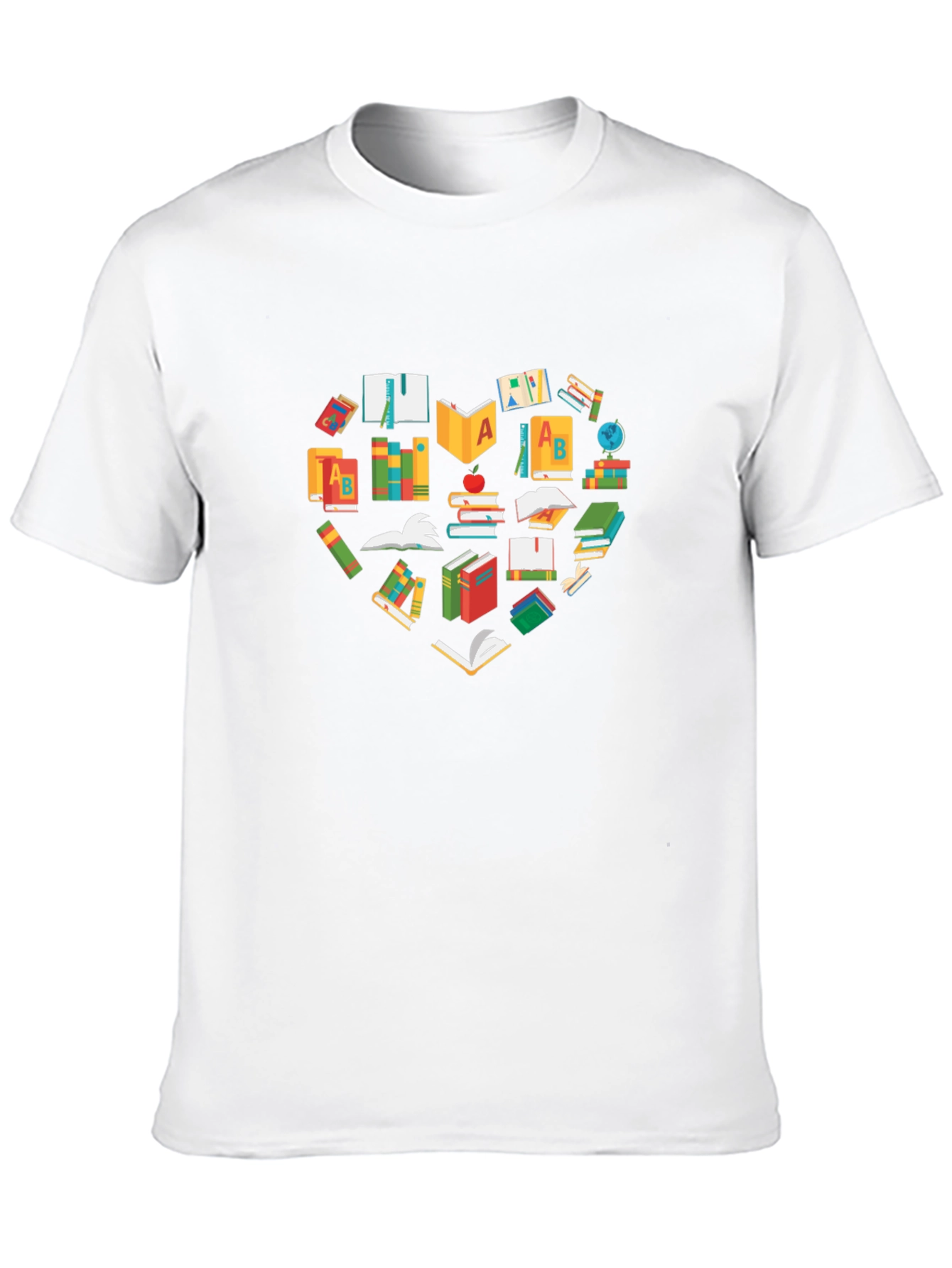 Book Lovers Heart T-Shirt