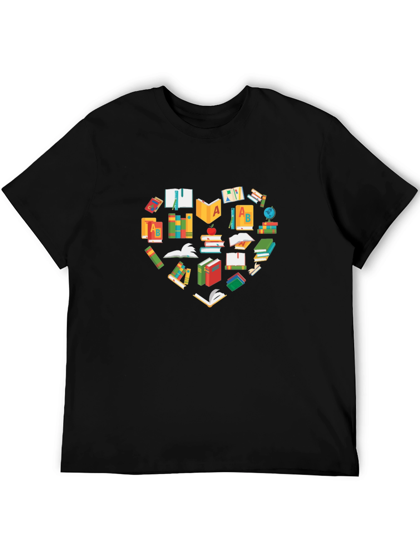 Book Lovers Heart T-Shirt