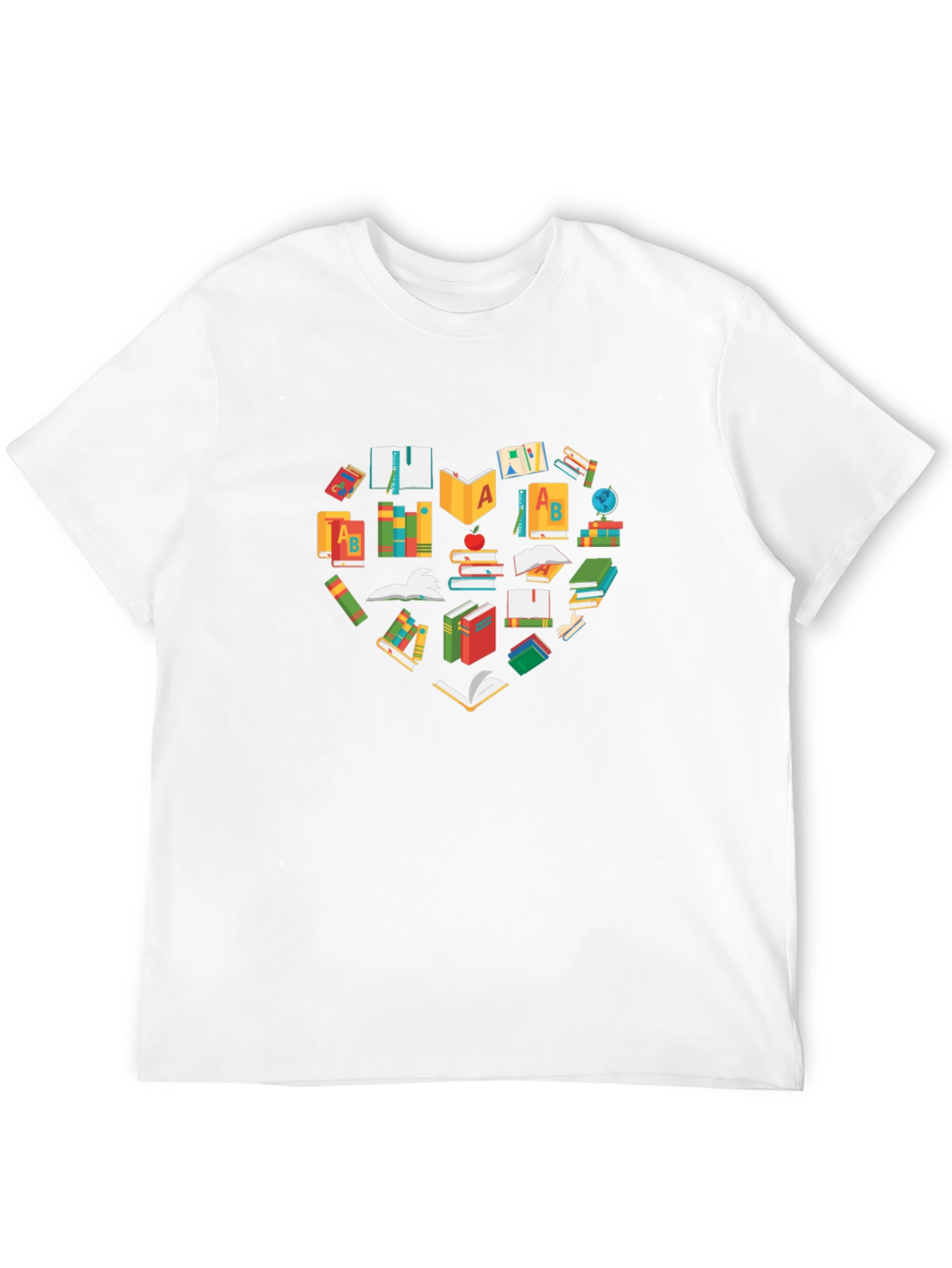 Book Lovers Heart T-Shirt