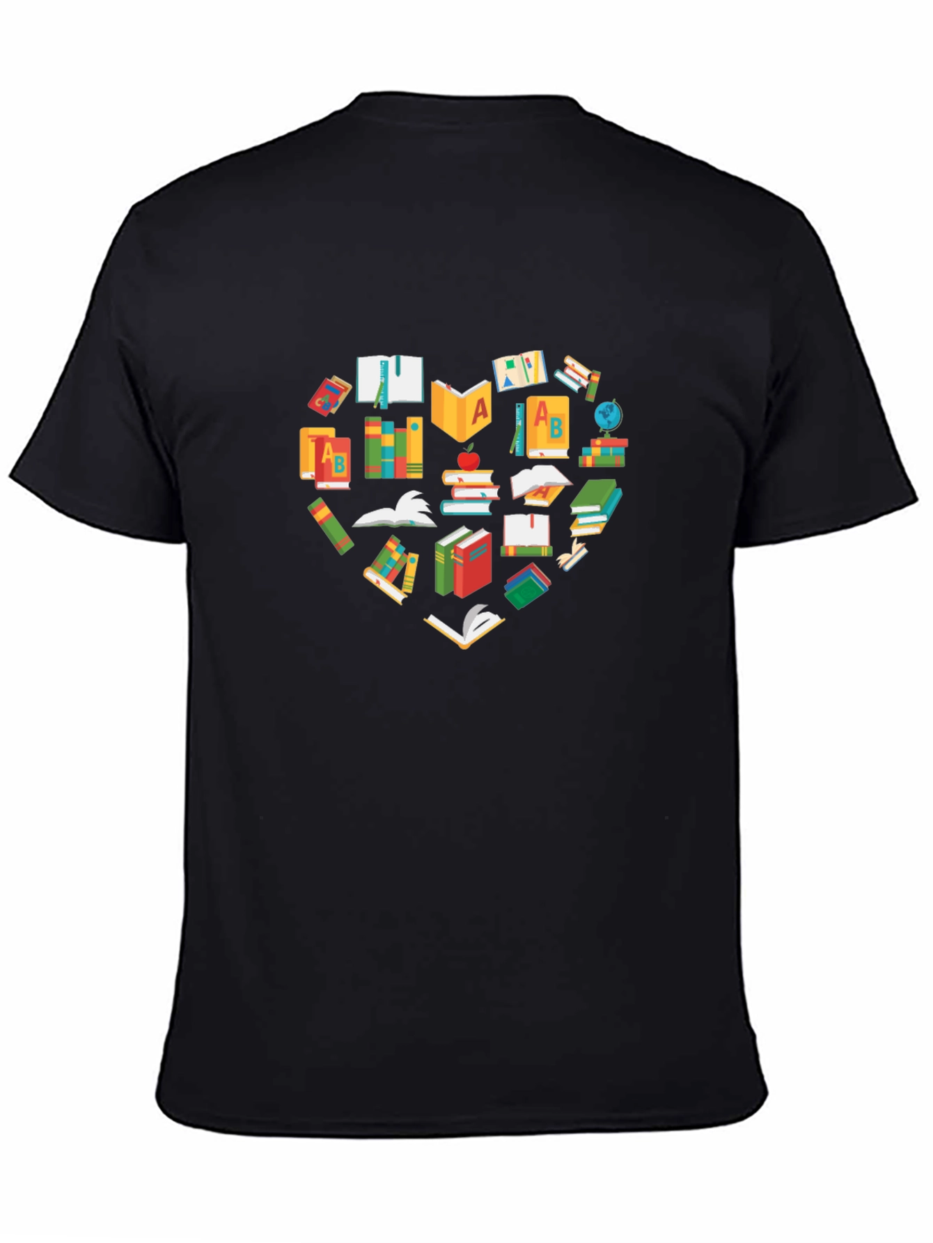 Book Lovers Heart T-Shirt