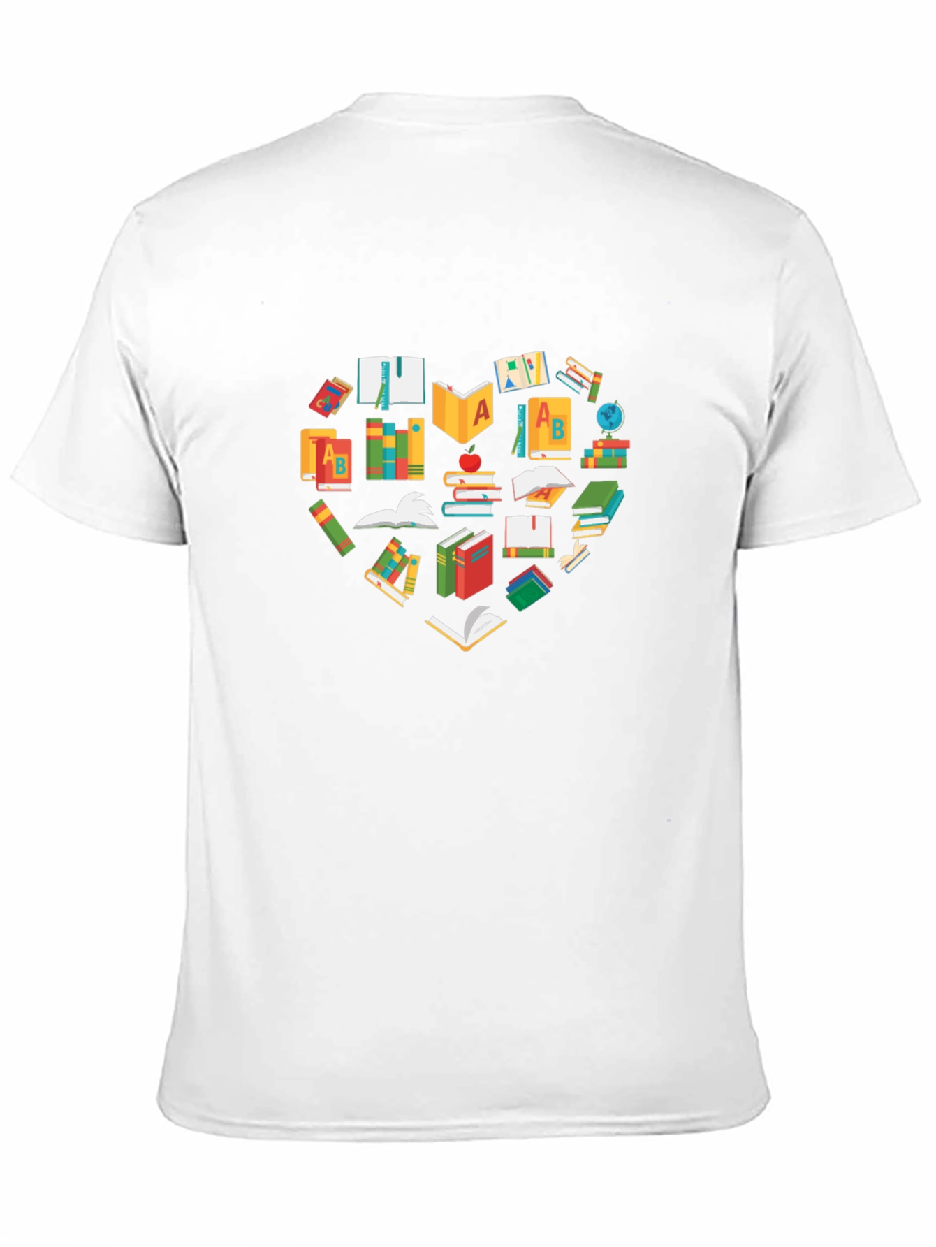 Book Lovers Heart T-Shirt