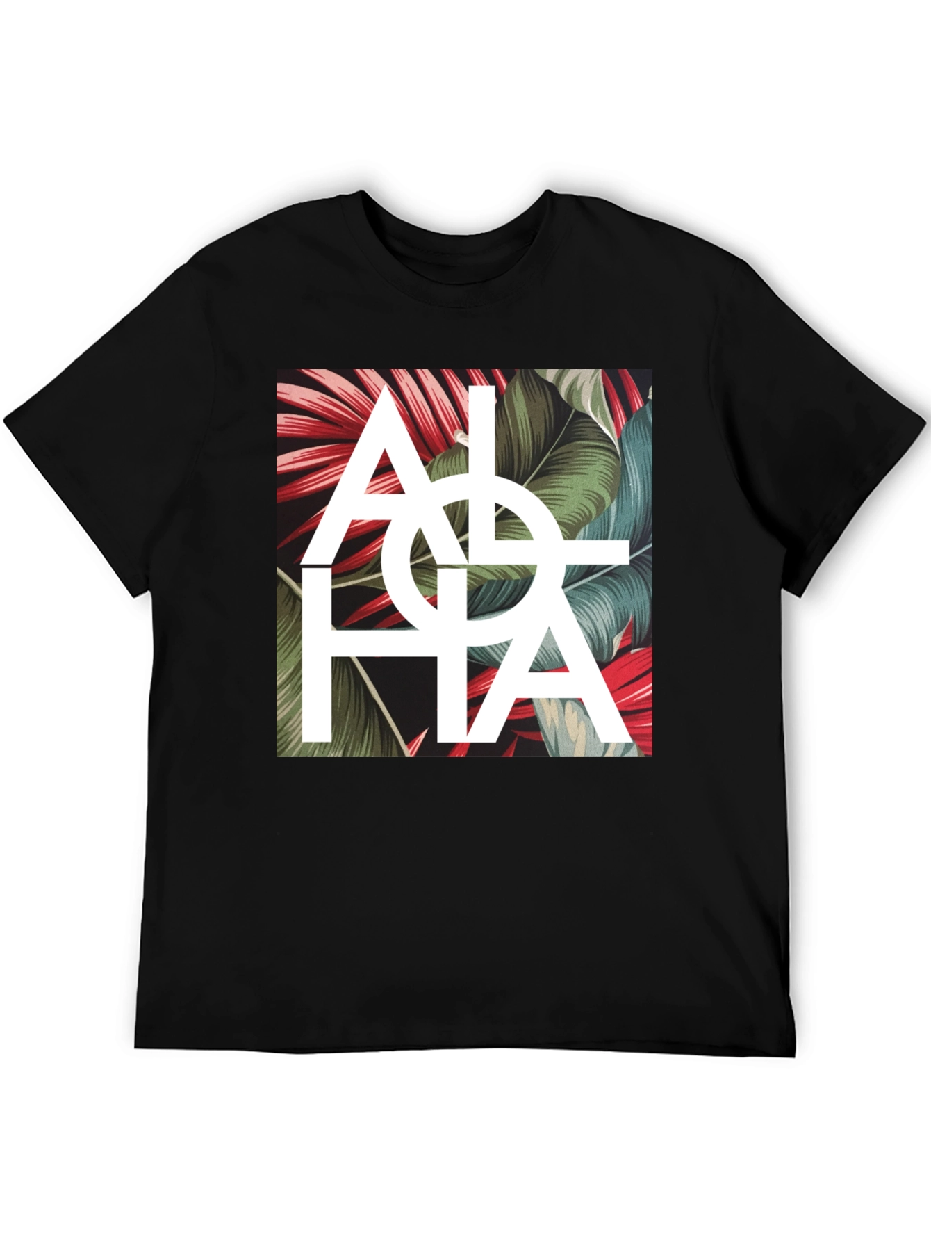 Aloha Graphic Print T-Shirt