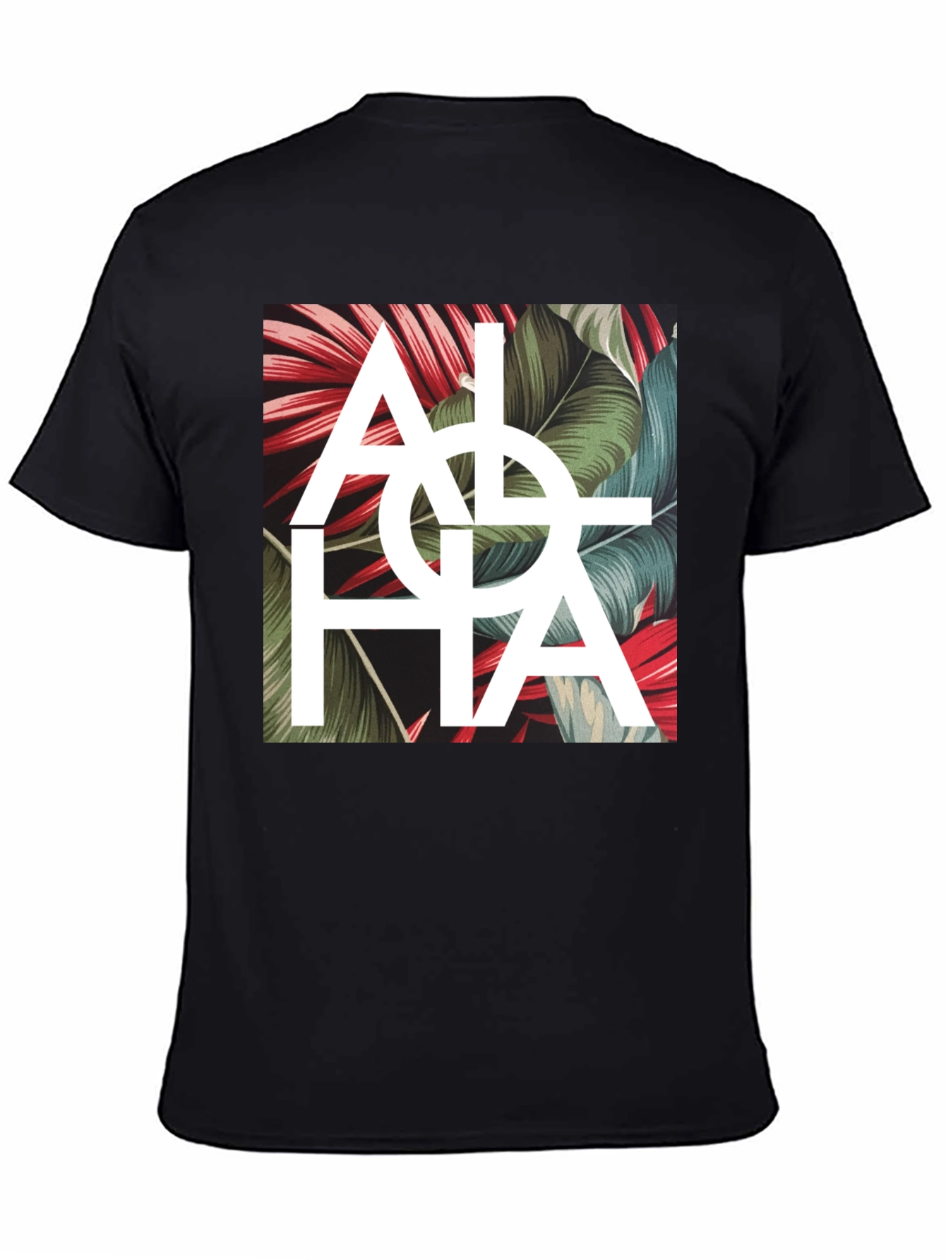 Aloha Graphic Print T-Shirt