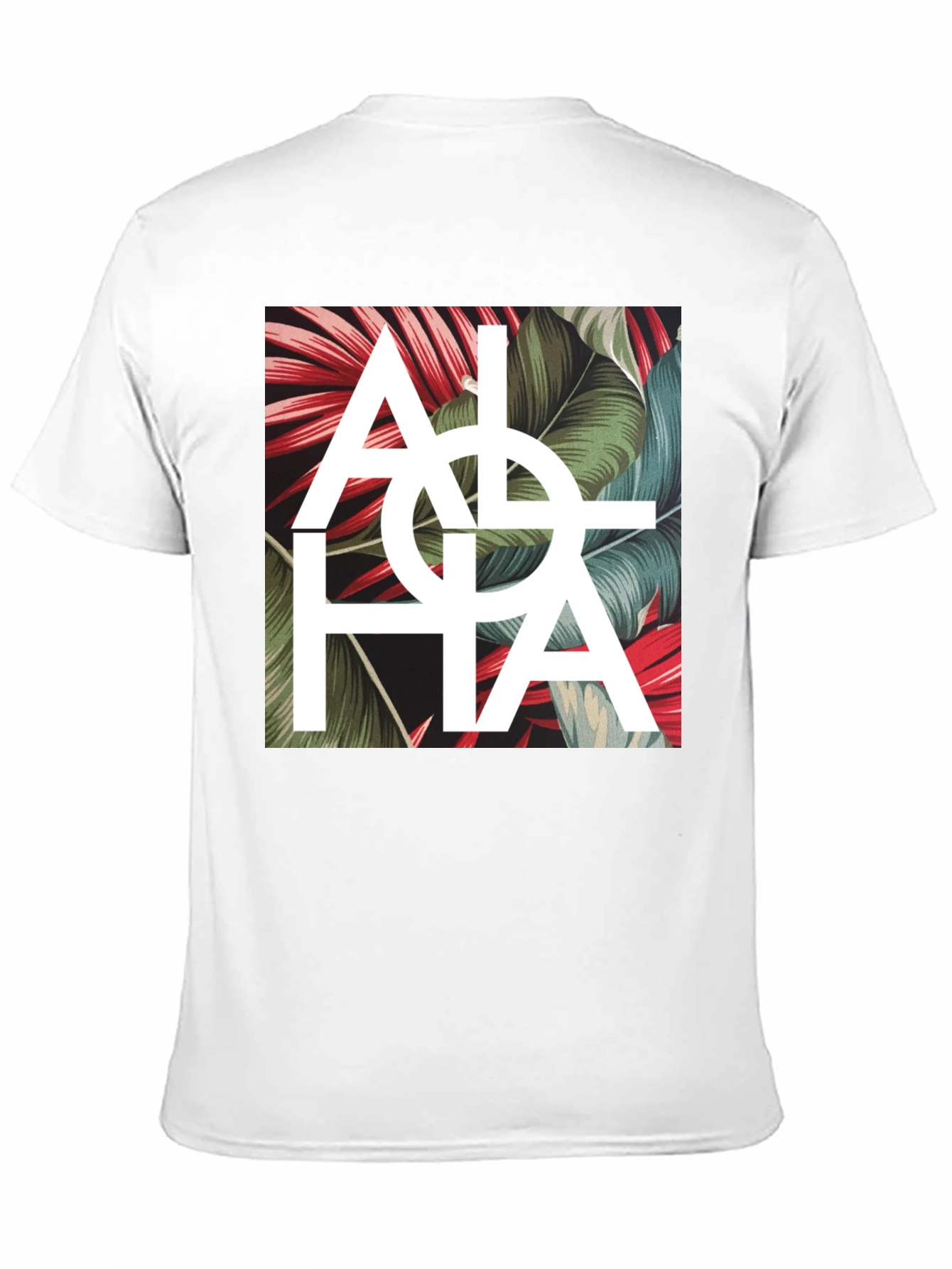 Aloha Graphic Print T-Shirt