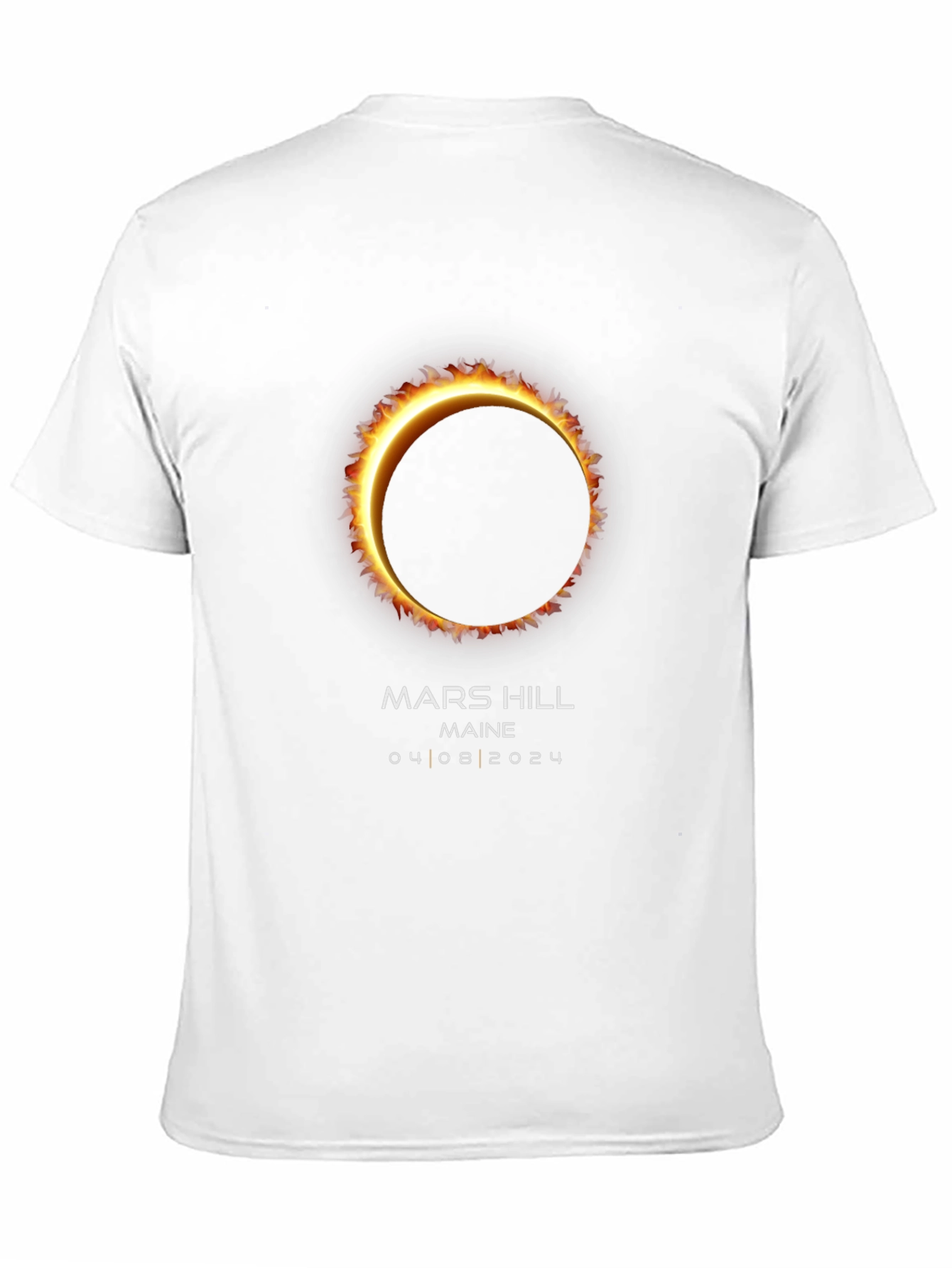 Mars Hill Maine Solar Eclipse T-Shirt 04.08.2024