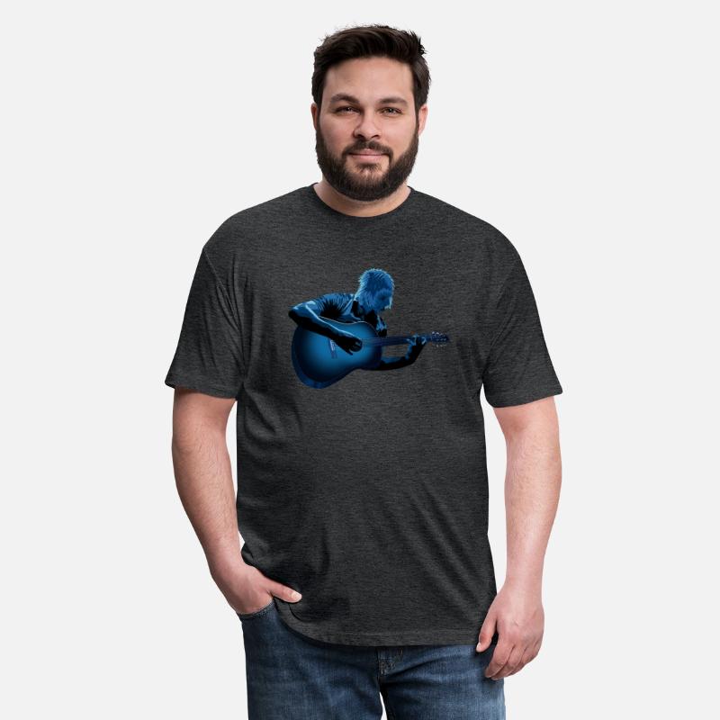 ACOUSTIC GUITAR ABSTRACT, MAN WOMAN PLAYING, RETRO