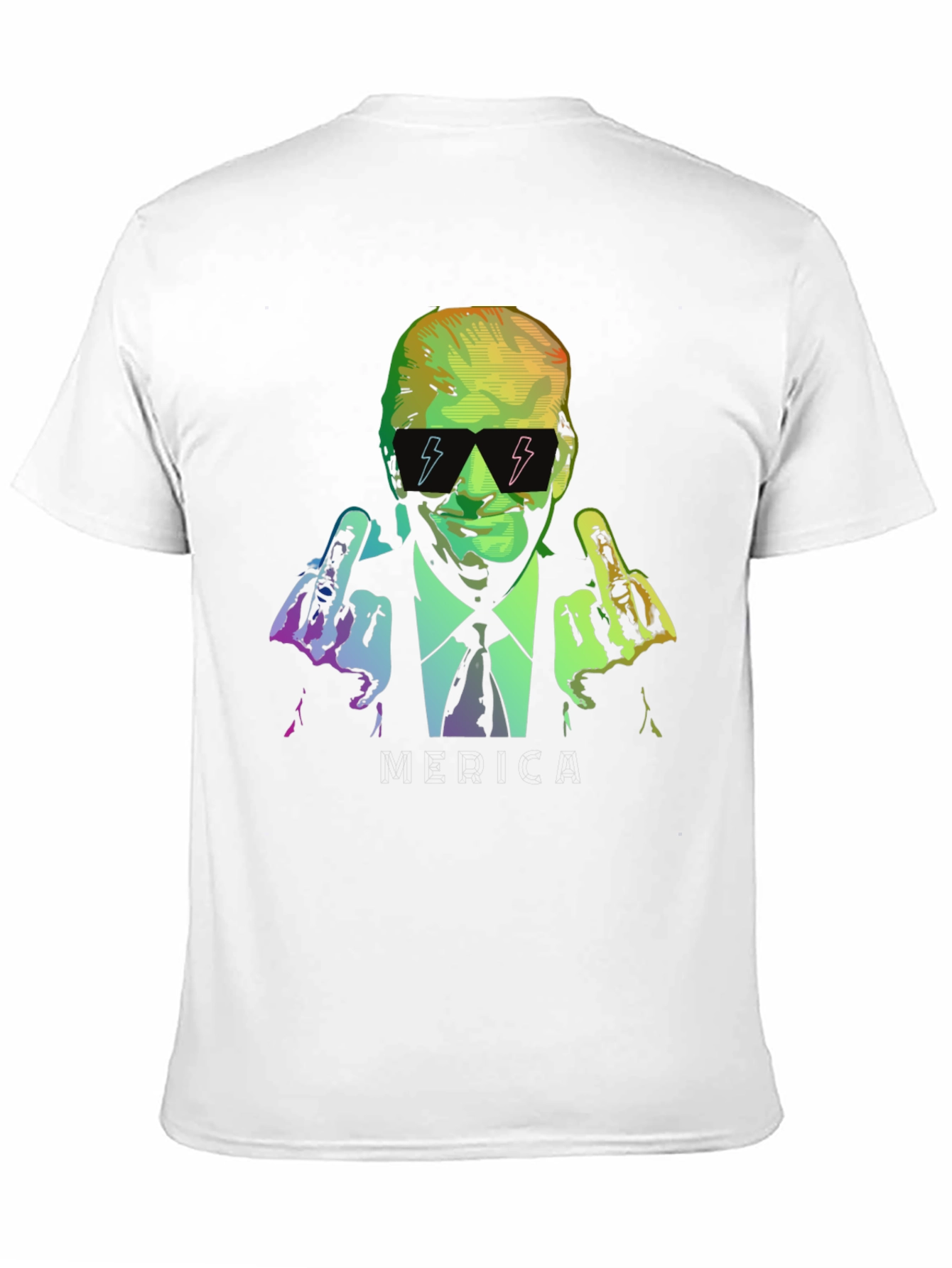 Trump Middle Finger Graphic T-Shirt