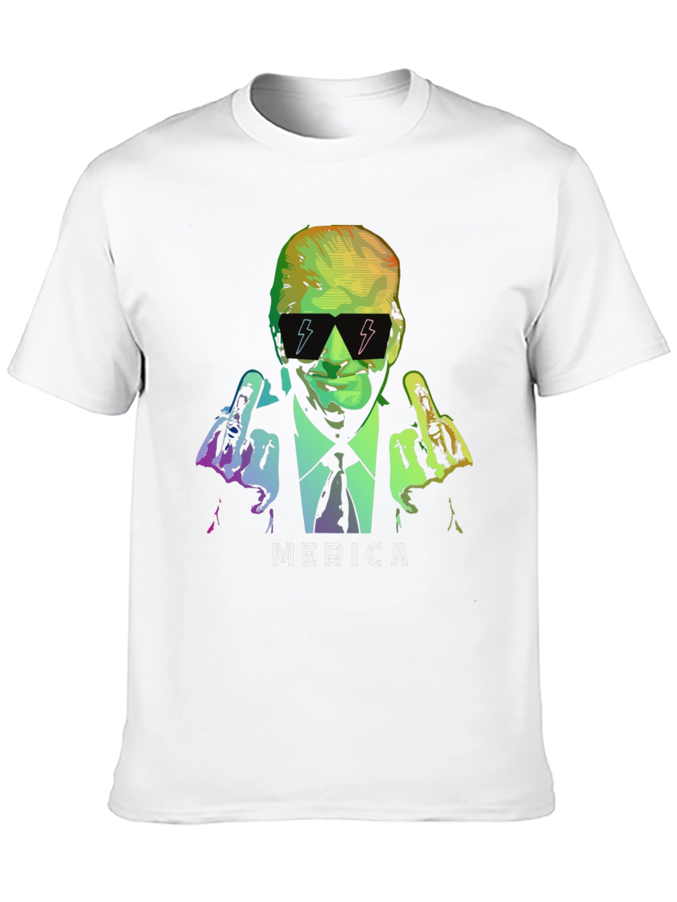 Trump Middle Finger Graphic T-Shirt