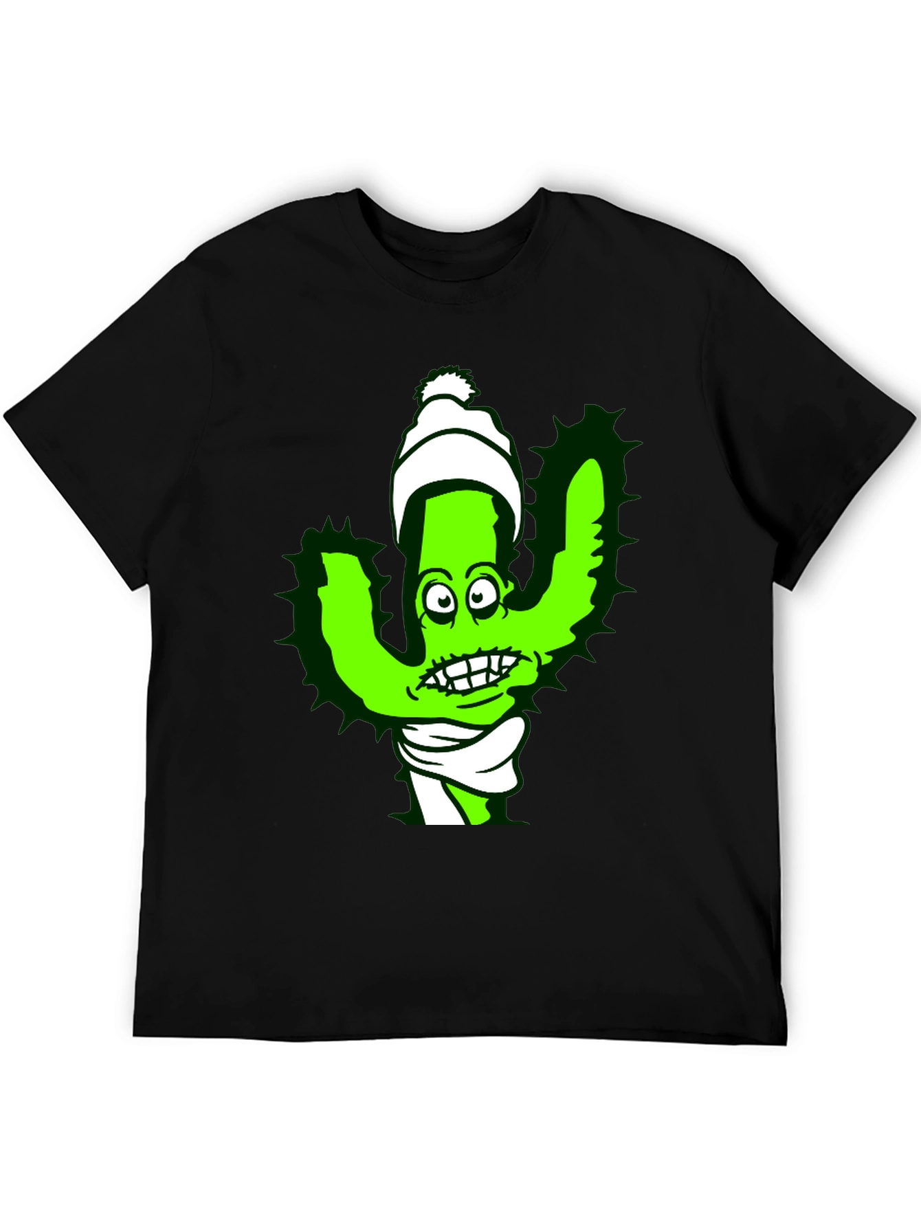 Holiday Cactus Cartoon T-Shirt