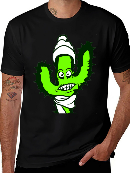Holiday Cactus Cartoon T-Shirt