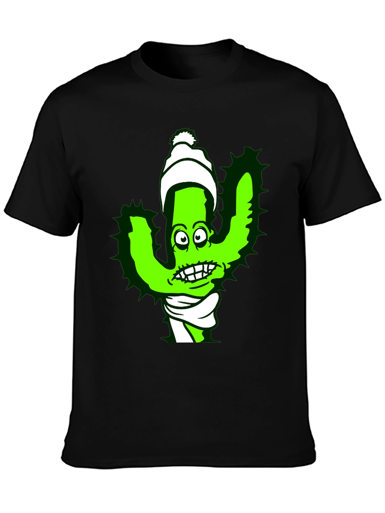 Holiday Cactus Cartoon T-Shirt