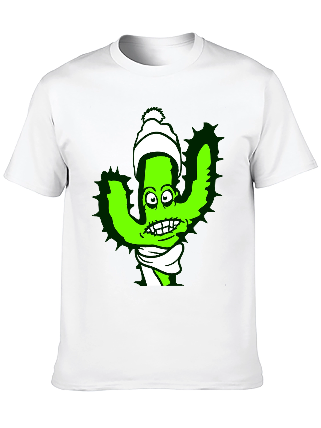 Holiday Cactus Cartoon T-Shirt