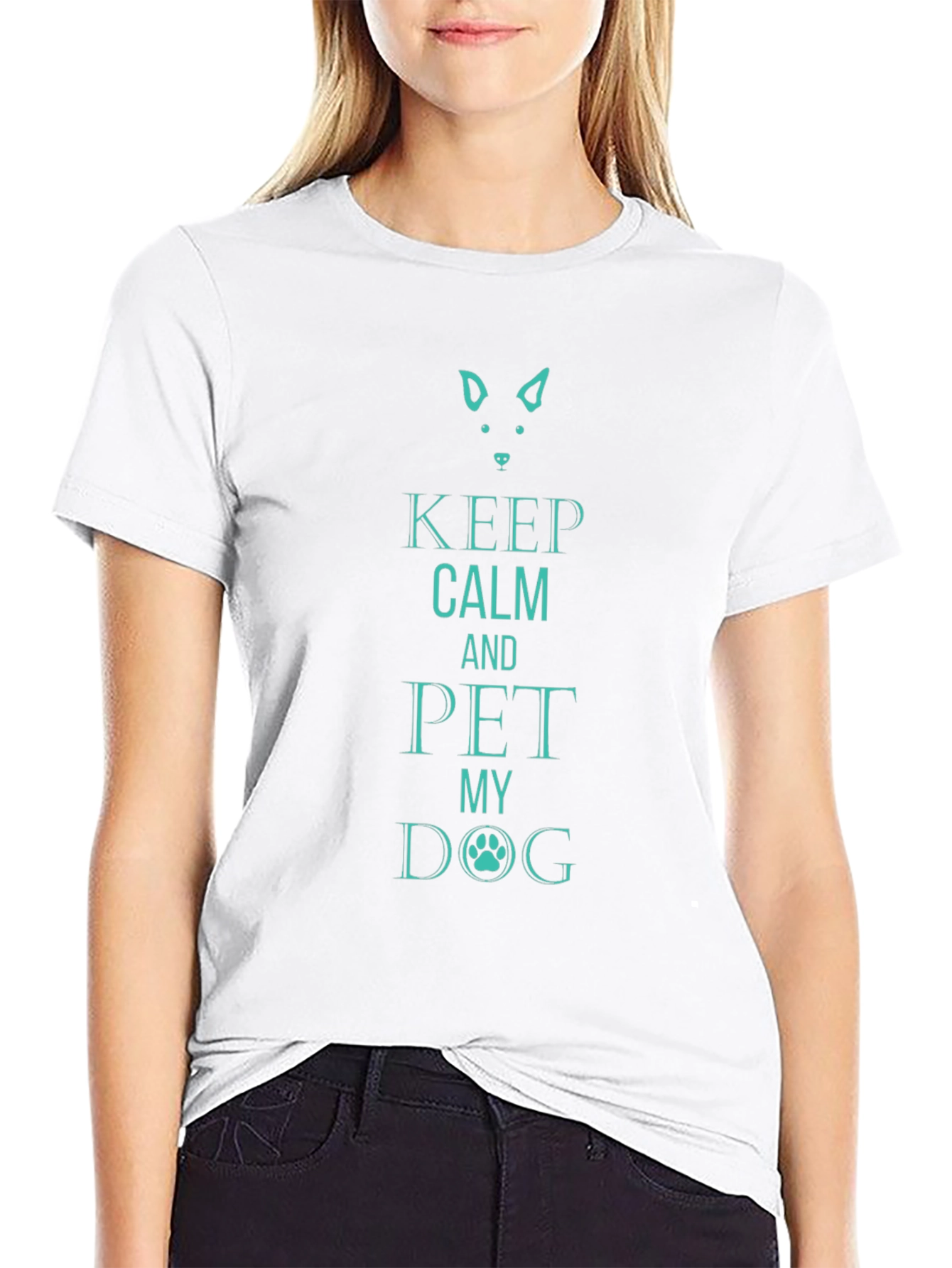 Keep Calm and Pet My Dog T-Shirt