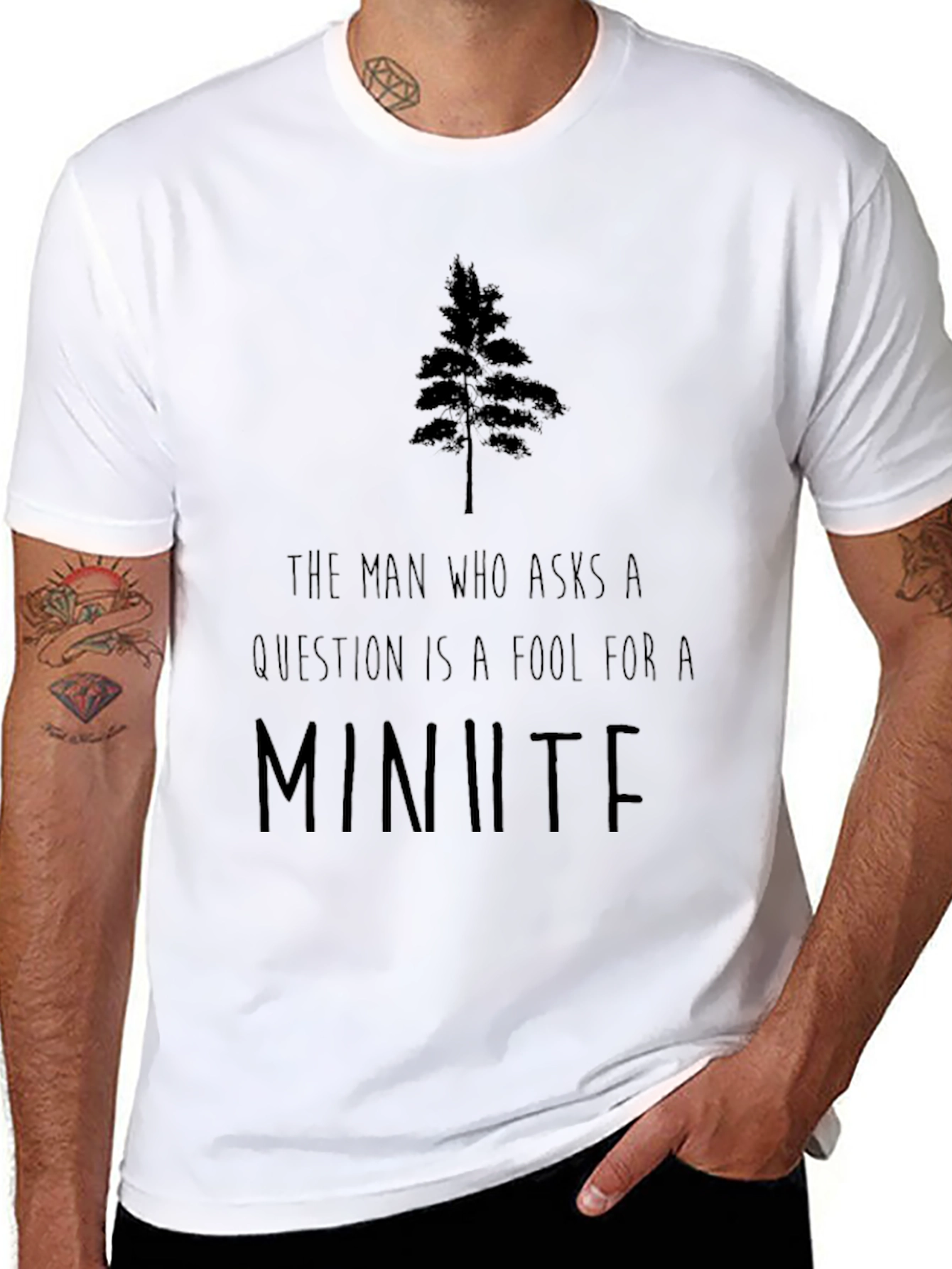 The Man Who Asks a Question T-Shirt