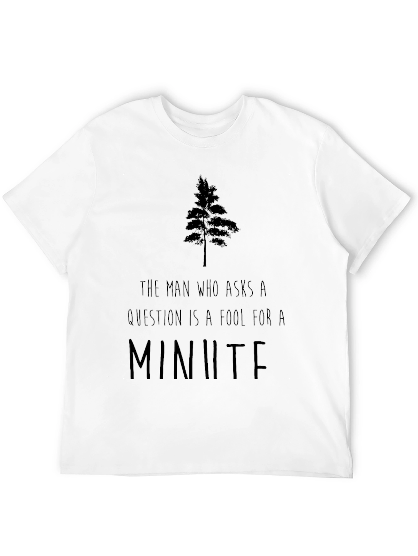 The Man Who Asks a Question T-Shirt