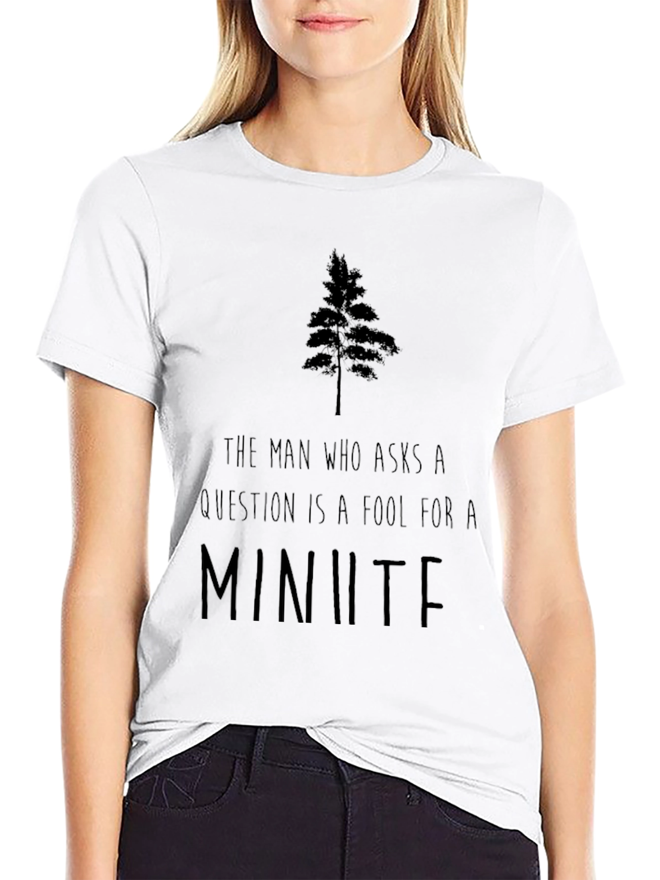The Man Who Asks a Question T-Shirt