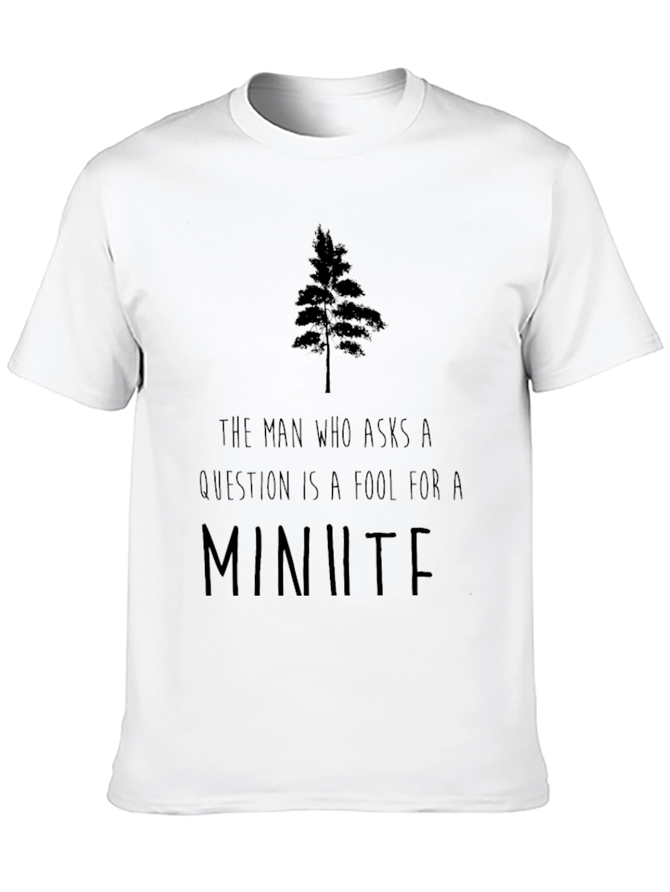 The Man Who Asks a Question T-Shirt