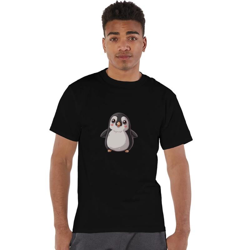 Adorable Penguin Character Standing Alone
