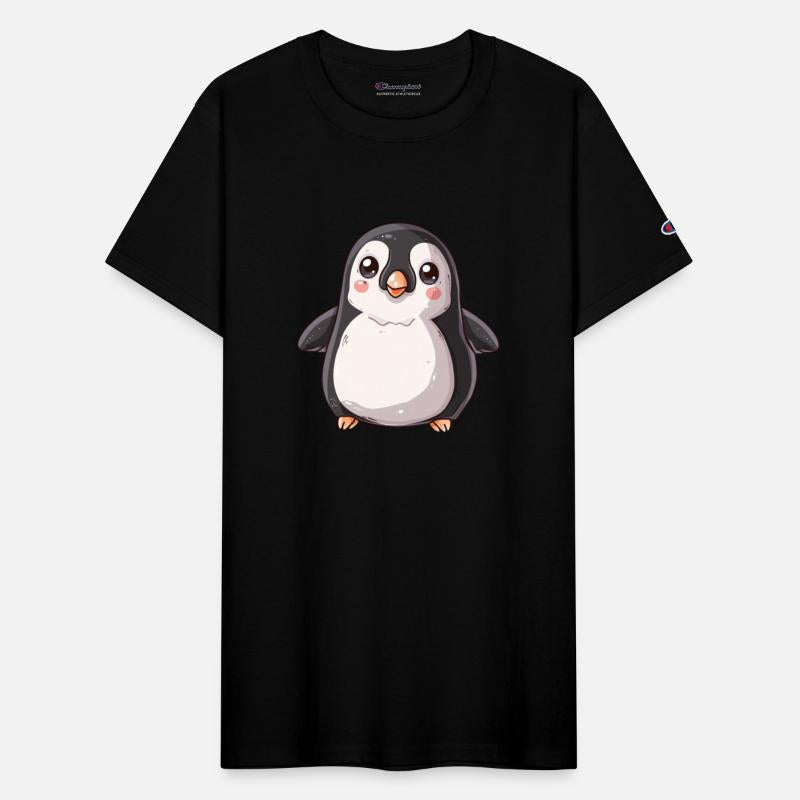 Adorable Penguin Character Standing Alone