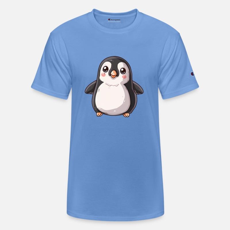Adorable Penguin Character Standing Alone