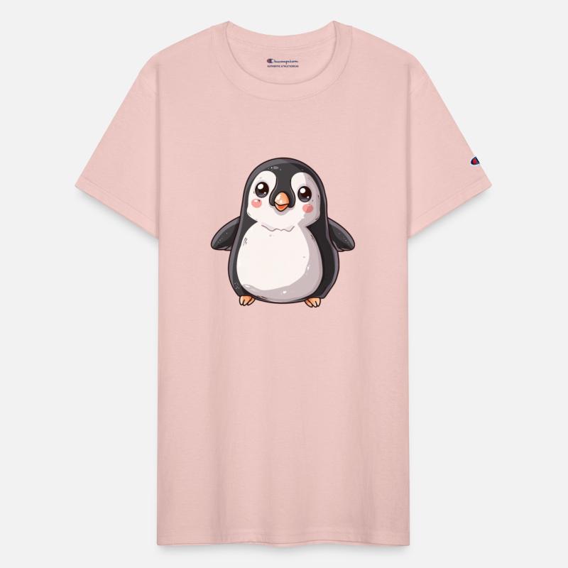 Adorable Penguin Character Standing Alone