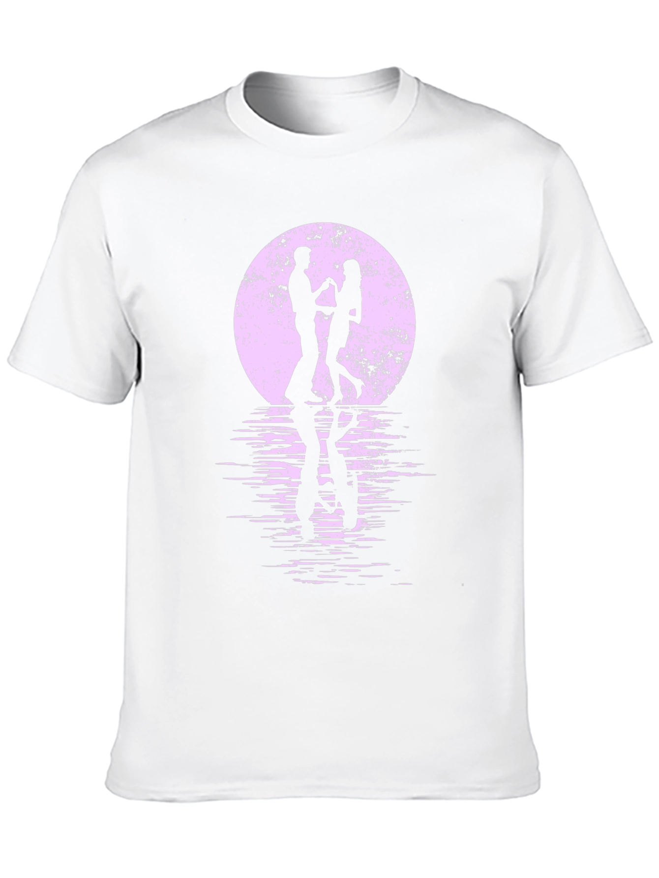 Romantic Dance T-Shirt - Moonlit Silhouette Tee