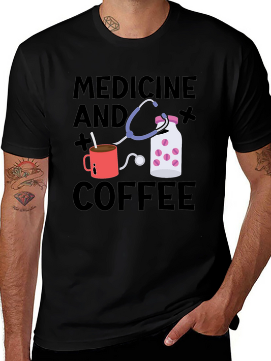 Medicine & Coffee Graphic Tee