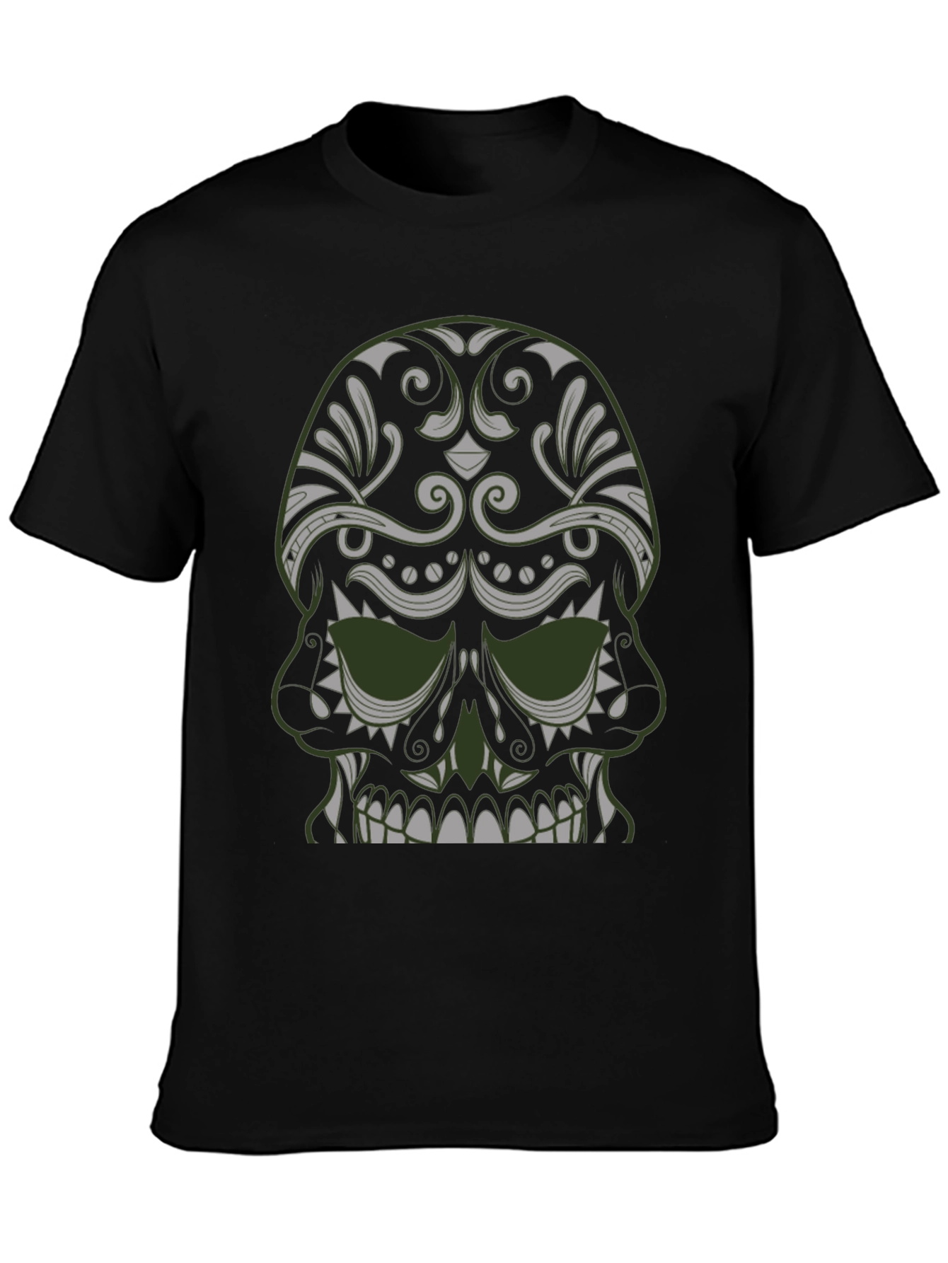 Skull Graphic Tee - Dark Style