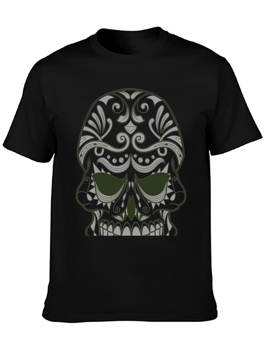 Skull Graphic Tee - Dark Style