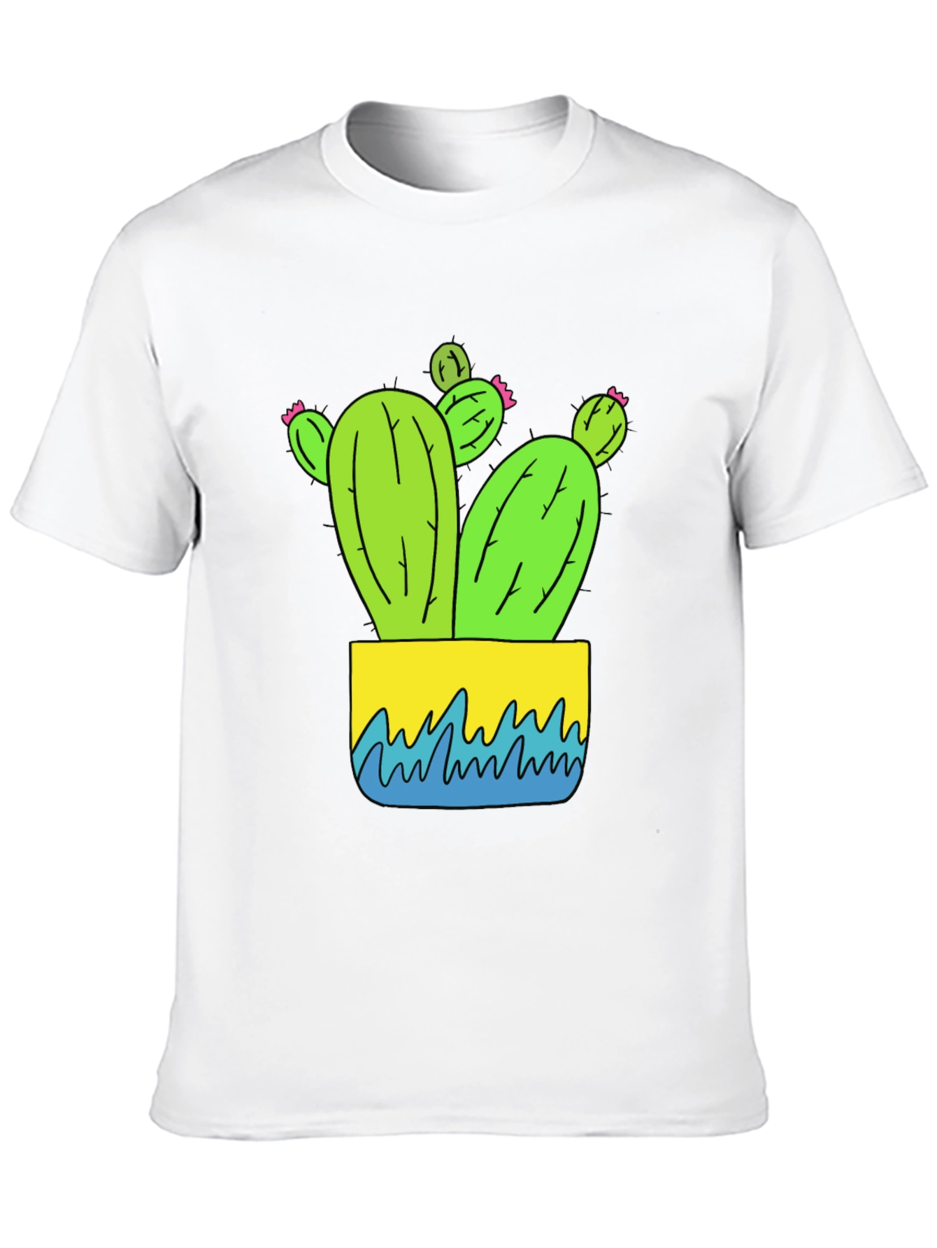 Cactus Graphic Tee - Black
