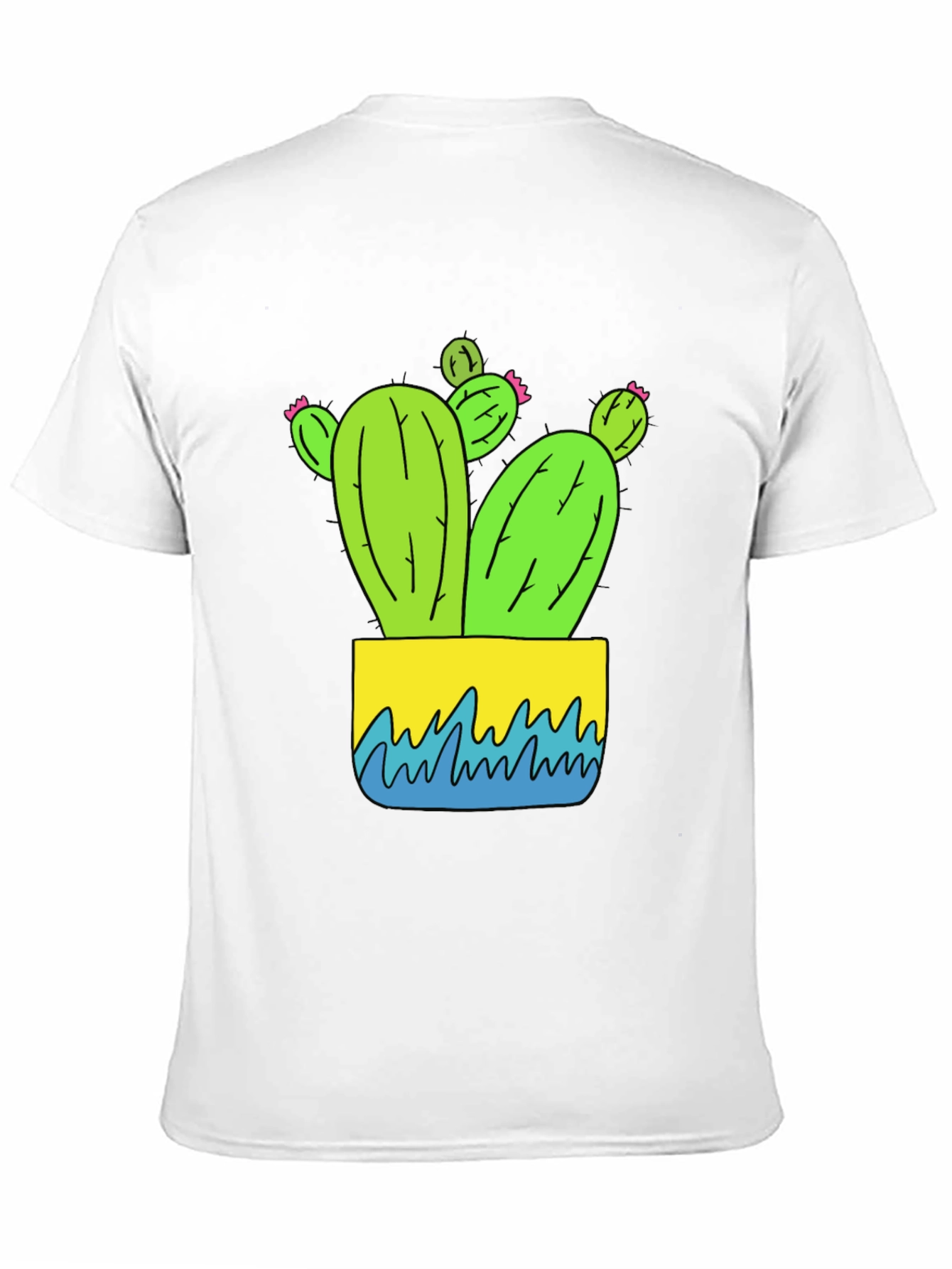 Cactus Graphic Tee - Black