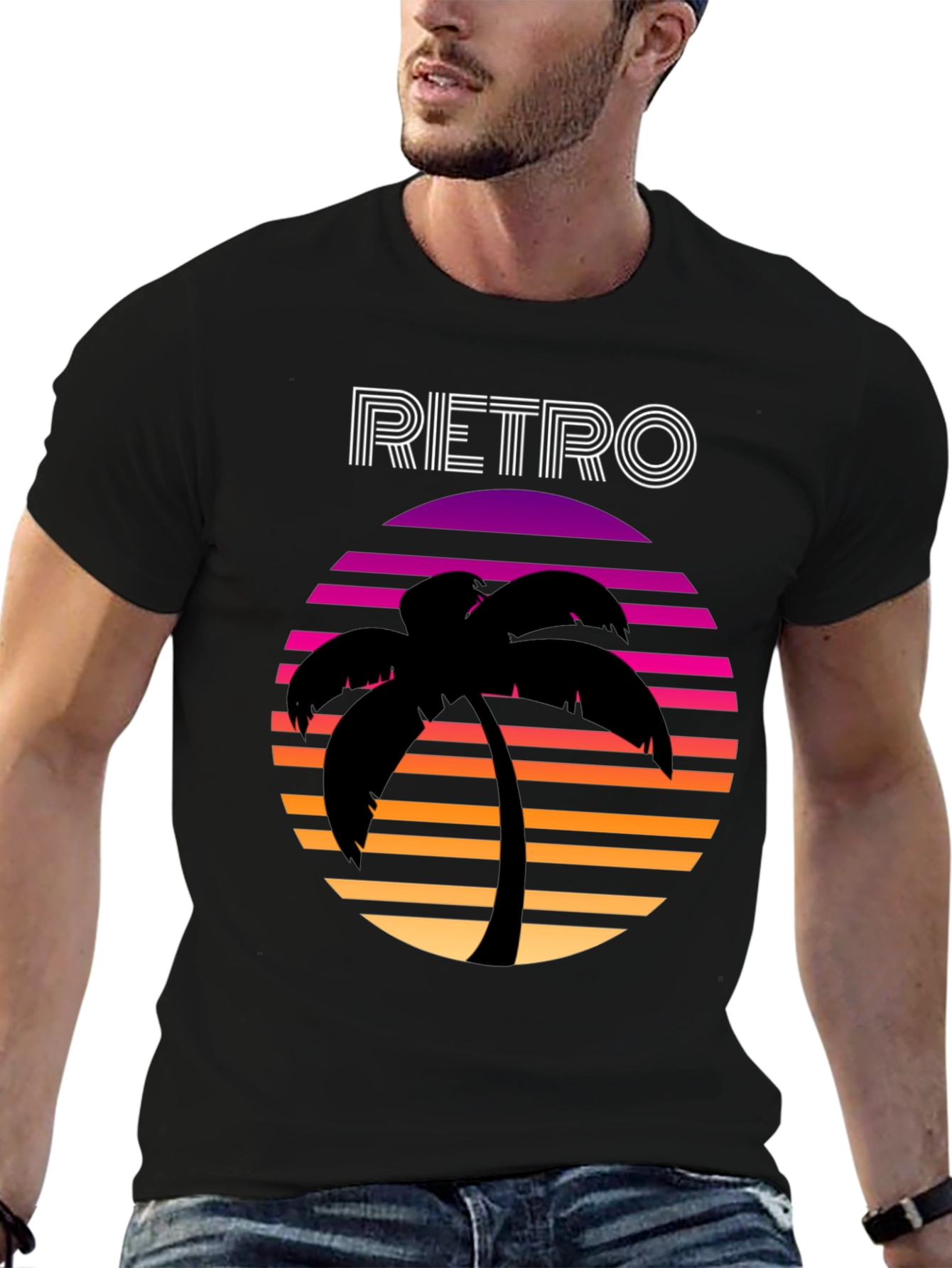 Retro Palm Tree T-Shirt