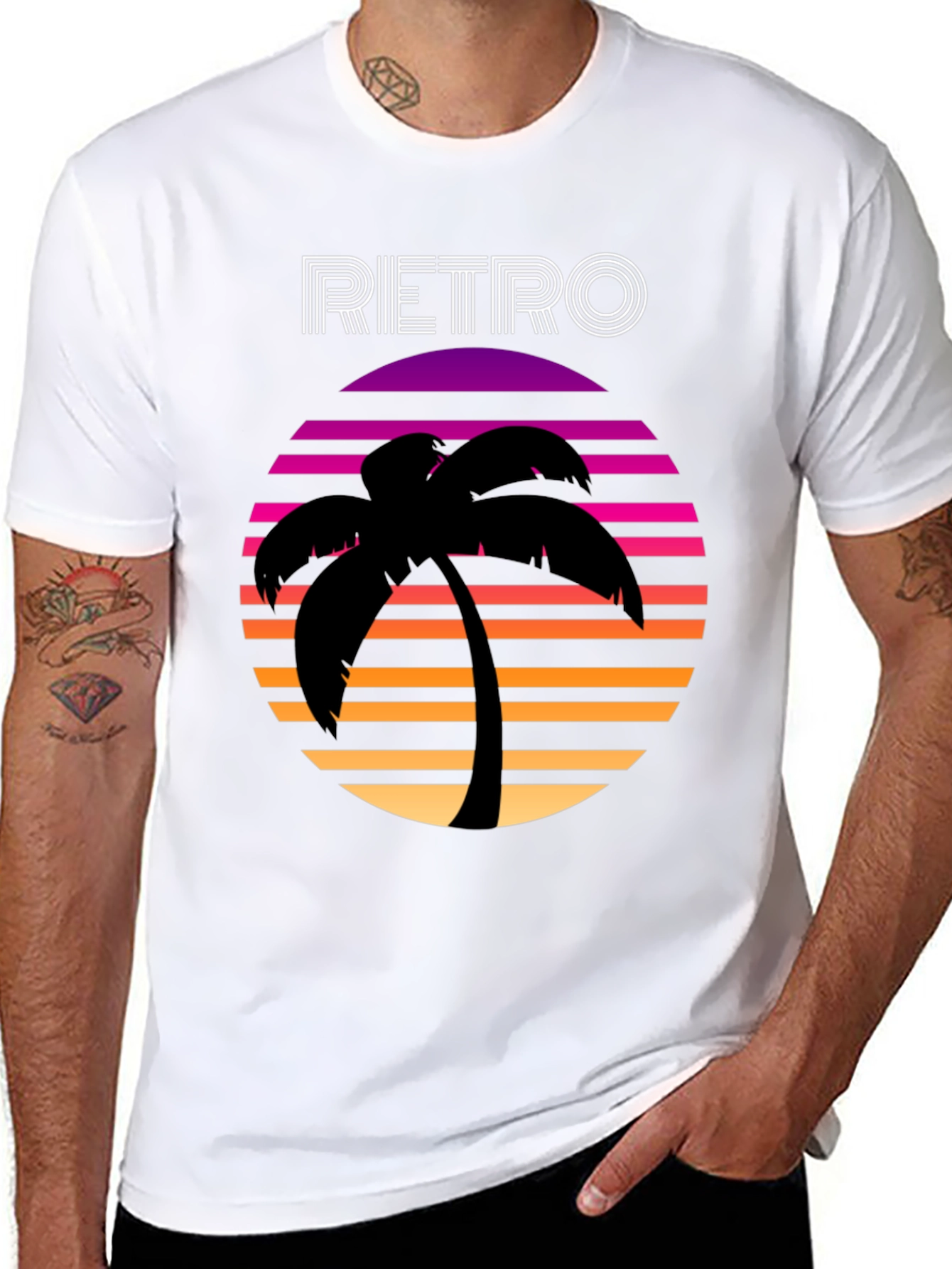 Retro Palm Tree T-Shirt