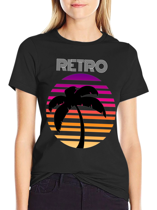 Retro Palm Tree T-Shirt