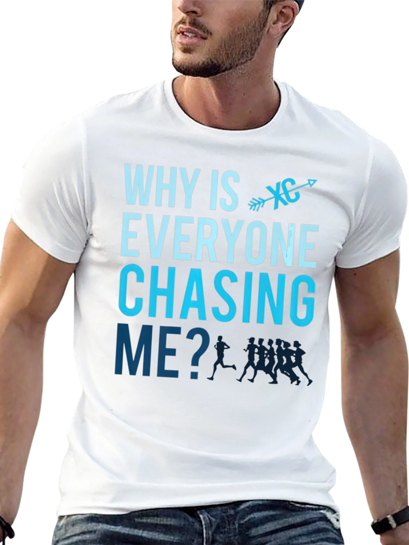 Why is Everyone Chasing Me? Cross Country Runner T-Shirt