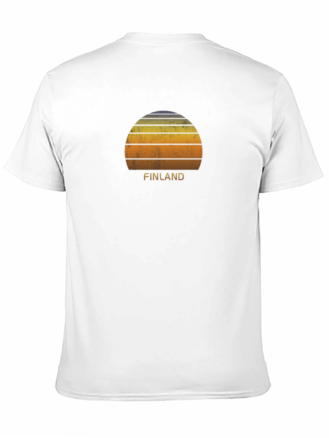Finland Sunset Graphic Tee - Black Unisex T-Shirt