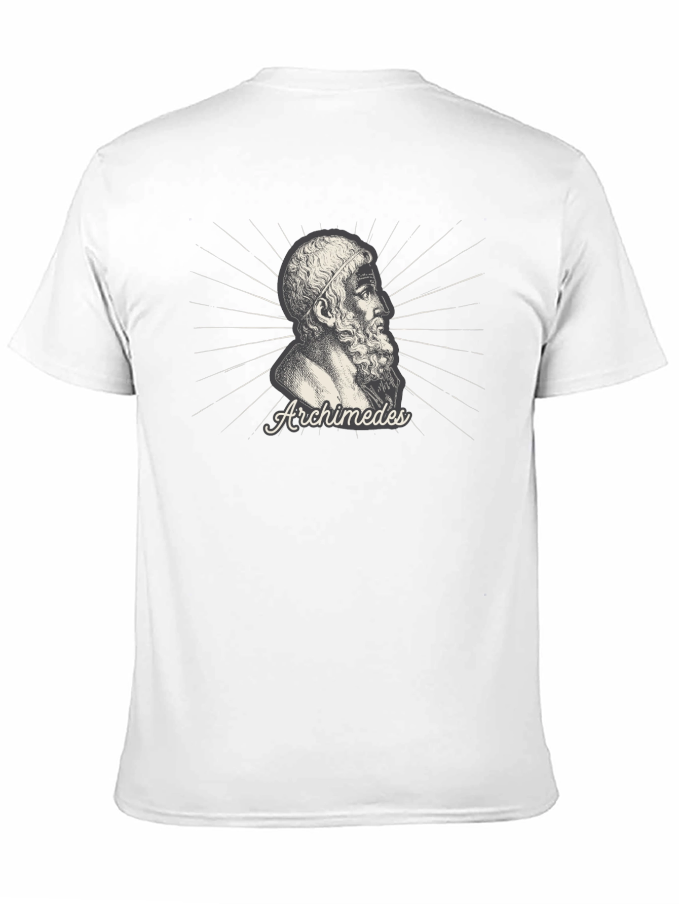 Archimedes Graphic T-Shirt - Black Cotton Tee