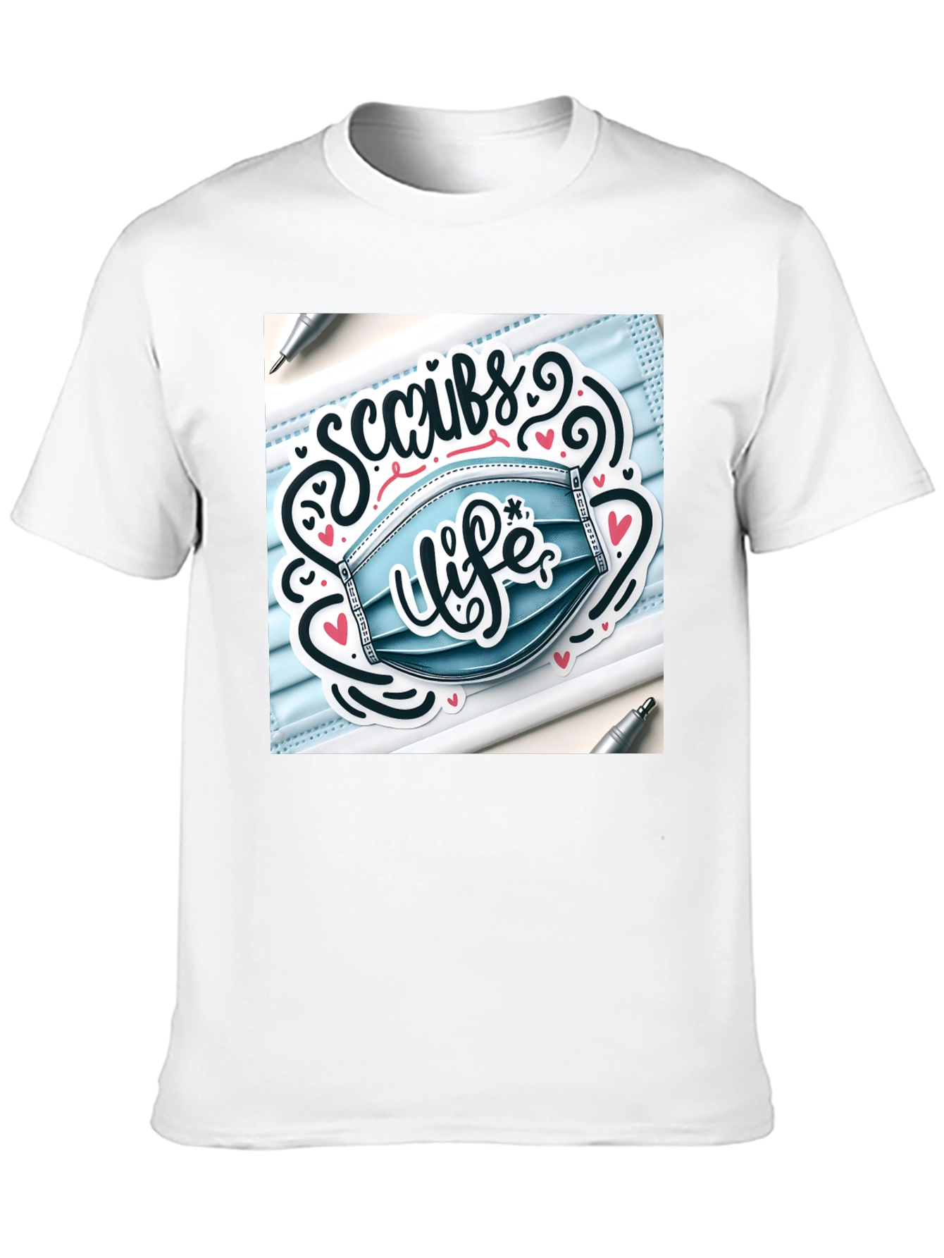 Scrubs Life Graphic T-Shirt - Stylish Medical Apparel