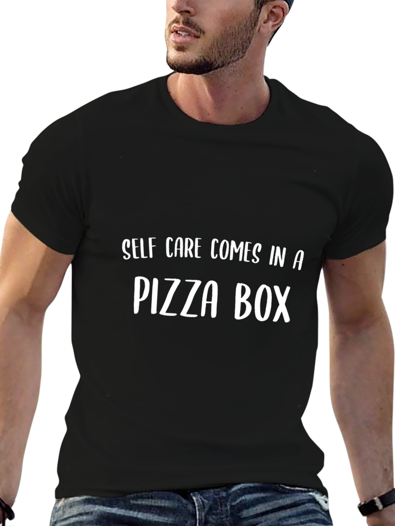 Self Care Pizza Box Graphic Tee