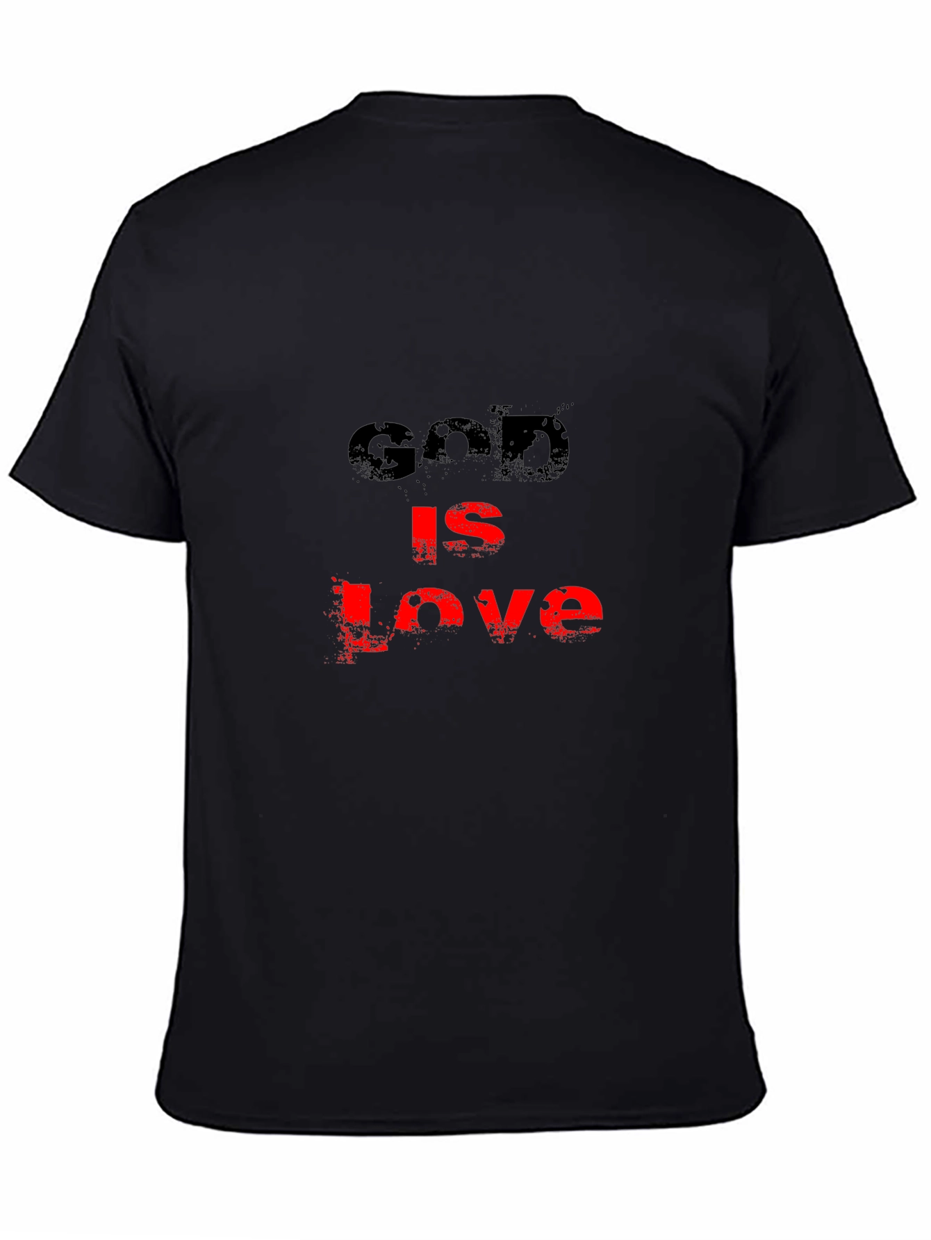 God is Love Graphic T-Shirt - Black