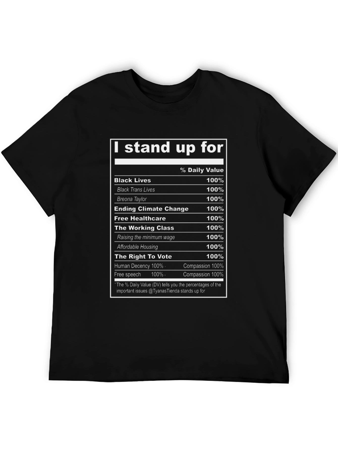I Stand Up For Social Justice T-Shirt