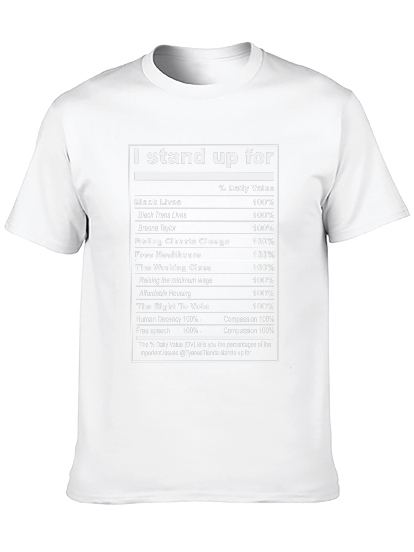I Stand Up For Social Justice T-Shirt
