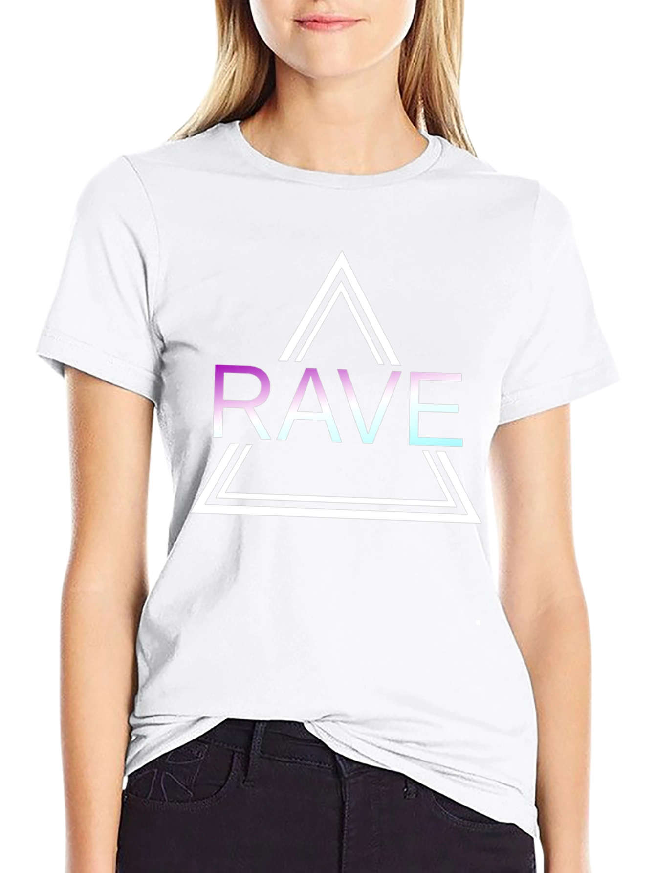 Rave Graphic T-Shirt - Cool Minimalist Design